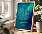 Personalized Star Map Poster