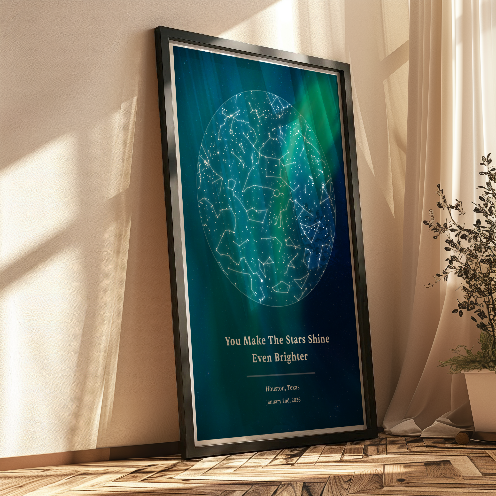 Personalized Star Map Poster
